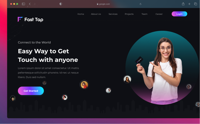 Fast-Tap – Digital Business Card App